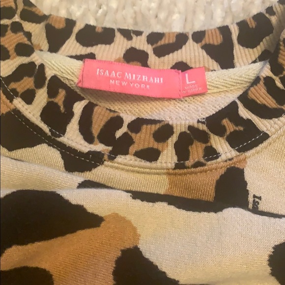 Isaac mizraki girls’ leopard sweater - Picture 4 of 7